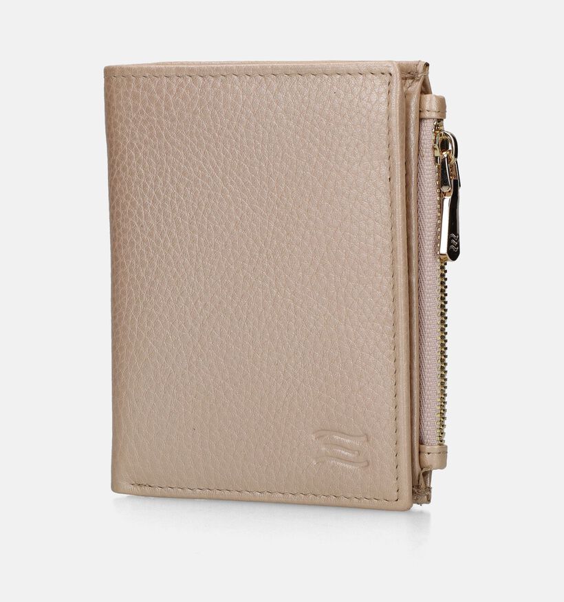 Crinkles Zwarte Ritsportemonnee voor dames (340522)