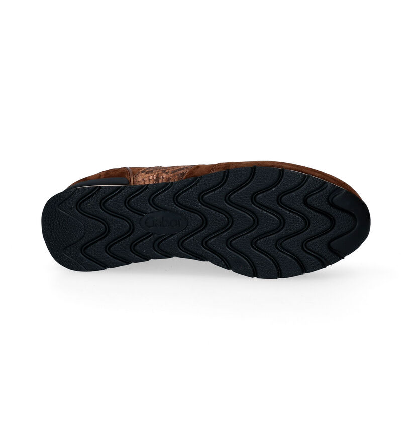Gabor OptiFit Chaussures à lacets en Brun pour femmes (297237) - pour semelles orthopédiques