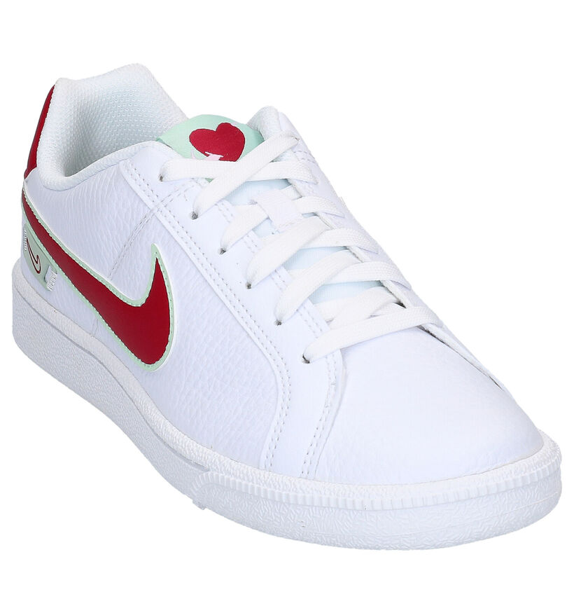 Nike Court Royale Witte Sneakers in kunstleer (265866)