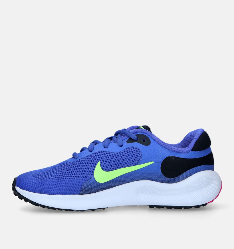 Nike Revolution 7 GS Blauwe Sneakers voor jongens, meisjes (332365)