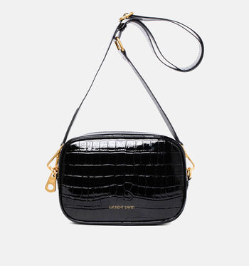 Laurent David Crossbody tassen Zwart/Bordeaux/Groen