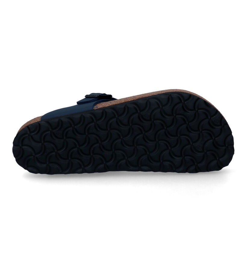 Birkenstock Gizeh Birko-Flor Zwarte Teenslippers voor dames (338058)