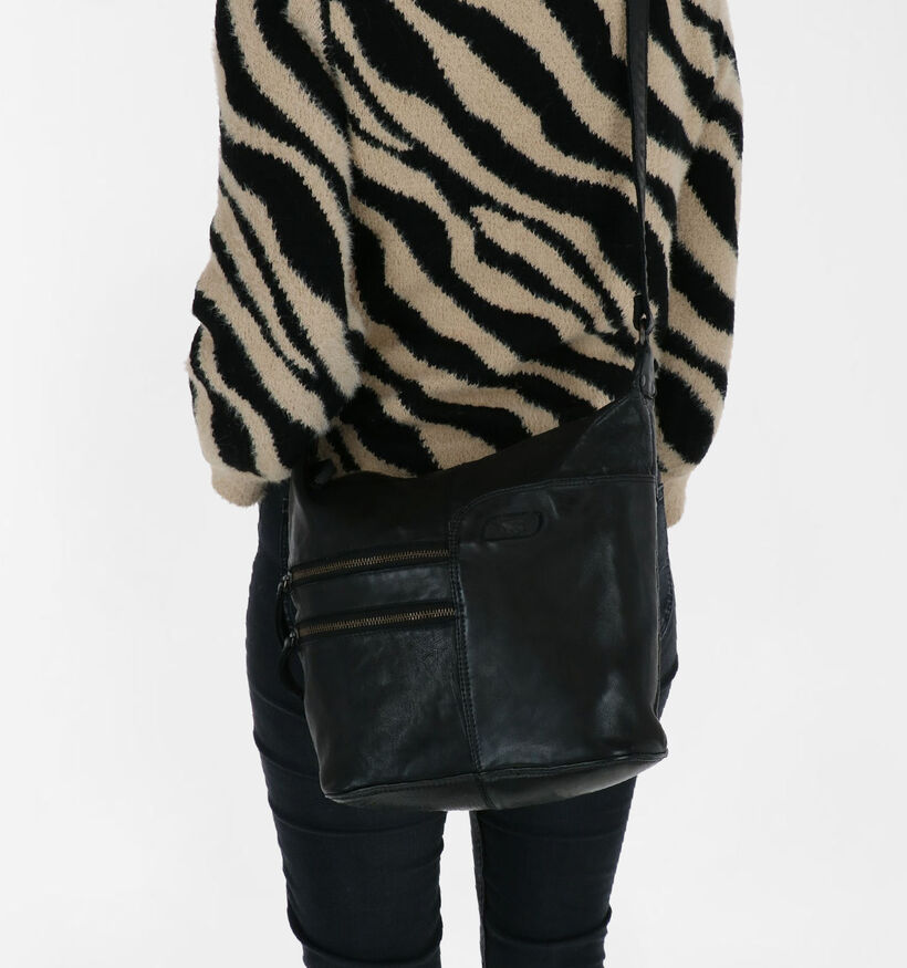 Bear Design Sac porté croisé en Noir pour femmes (350761)