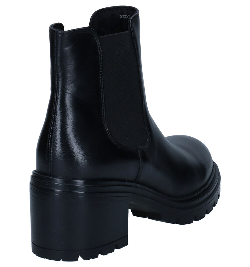 Geox Damiana Zwarte Laarzen in leer (294026)
