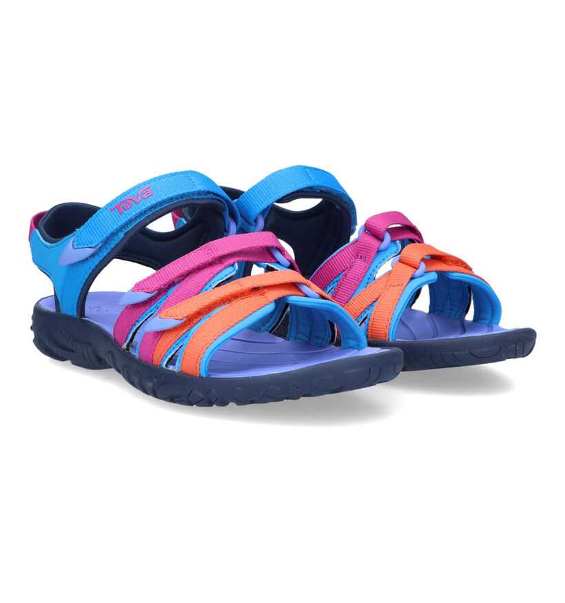 Teva Tirra Blauwe Sandalen in stof (320192)