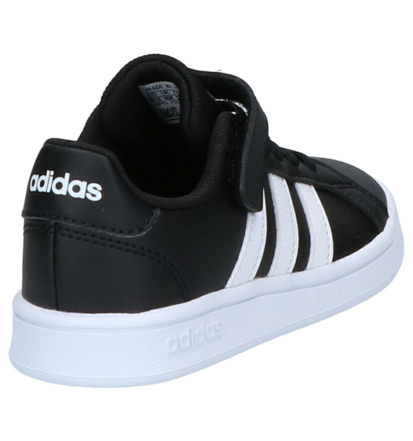 adidas Grand Court C Witte Sneakers voor jongens (318923)