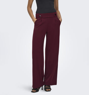 JDY Broeken Bruin/Bordeaux/Grijs