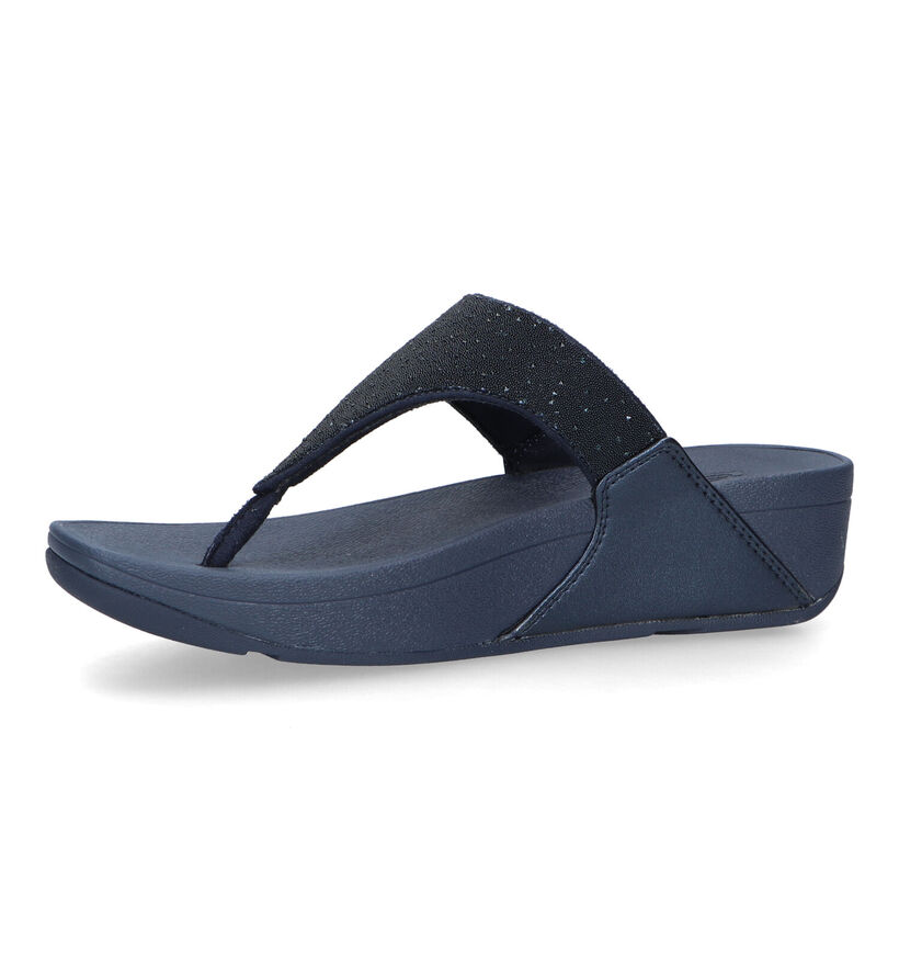 FitFlop Lulu Opul Tongs en Bleu pour femmes (320476)