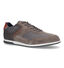 Geox Renan Grijze Veterschoenen in daim (320083)
