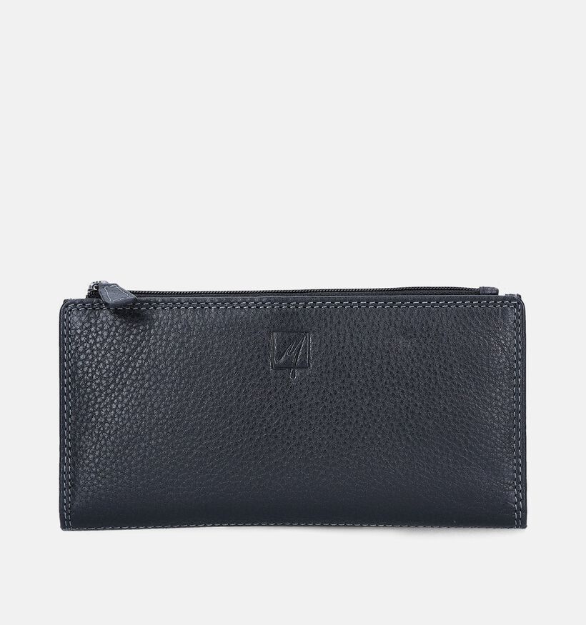 Label M Zwarte Ritsportemonnee voor dames (374912)