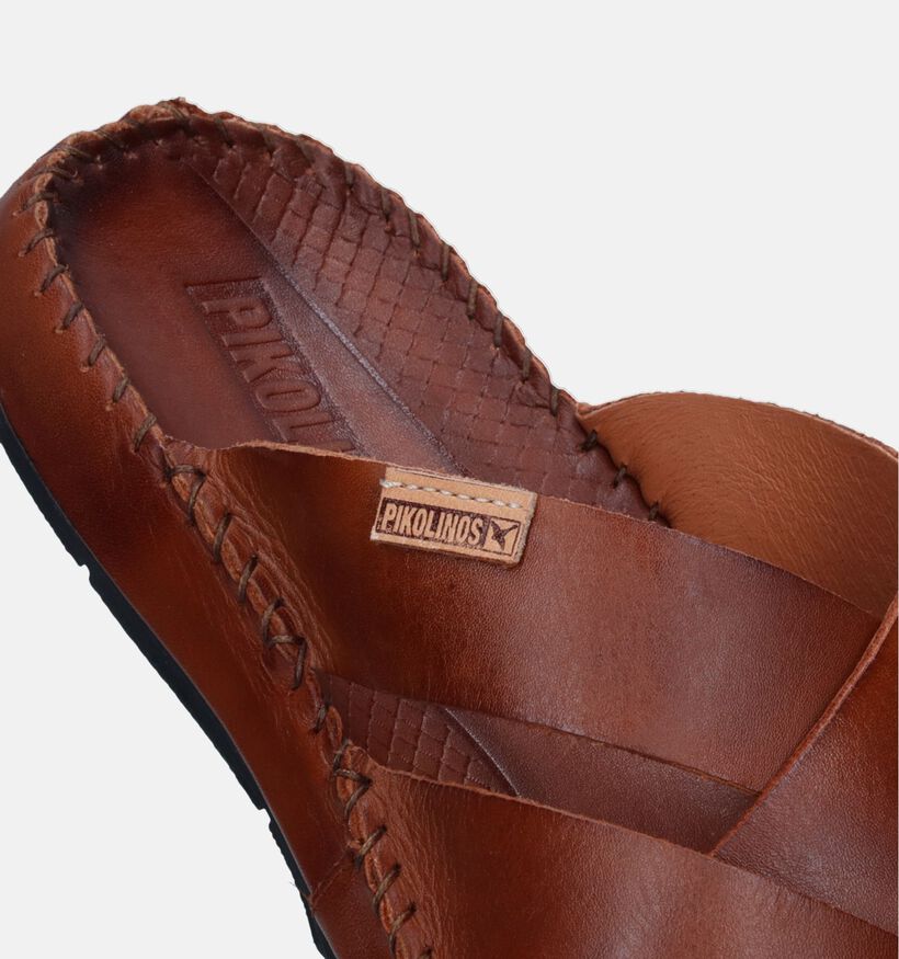 Pikolinos Tarifa Nu-pieds en Cognac pour hommes (339801)