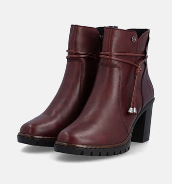 Rieker Bottines Noir/Bordeaux