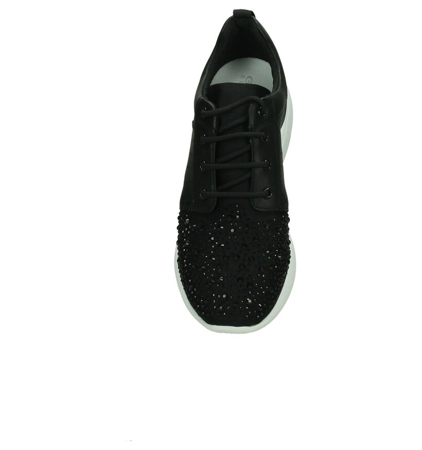 Zwarte Sneaker met Studs Geox, , pdp