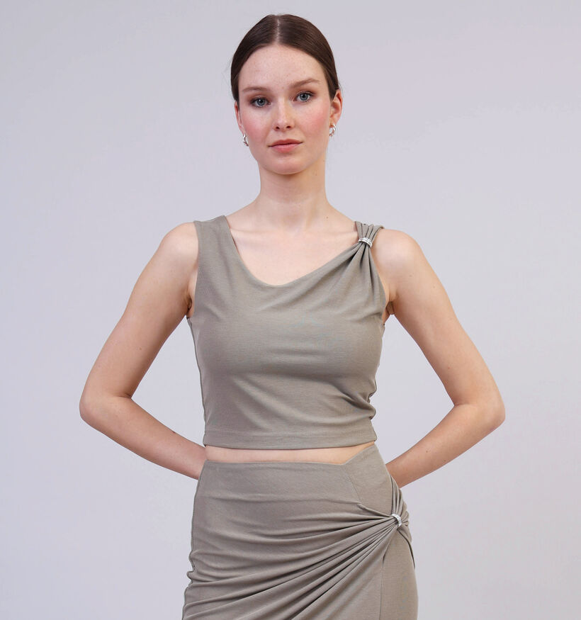 Guess Débardeur en Vert khaki pour femmes (354594)