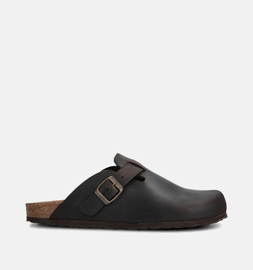 Big Leaf Donkerbruine Slippers voor heren (371826)