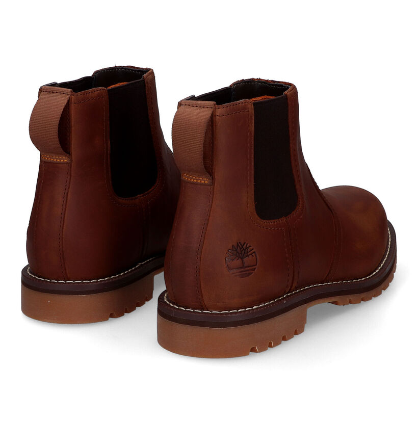 Timberland Larchmont II Chelsea Bottines en Cognac pour hommes (328648) - pour semelles orthopédiques