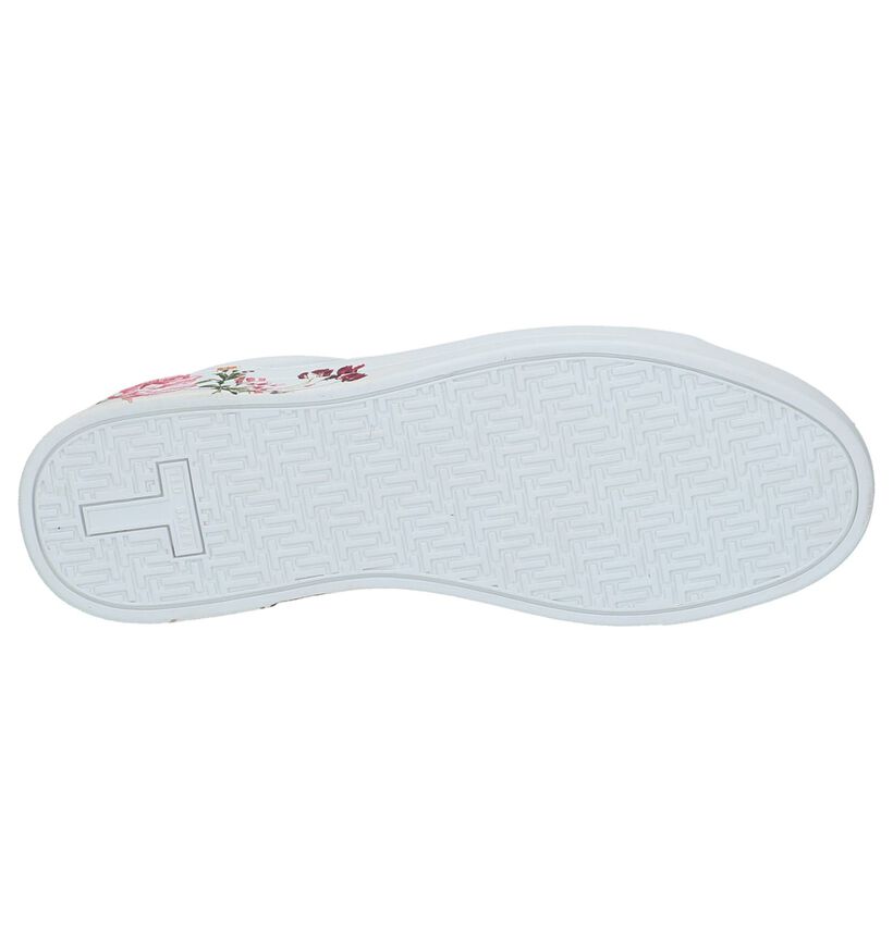 Ted Baker Giellip Witte Sneaker met Bloemenprint, , pdp
