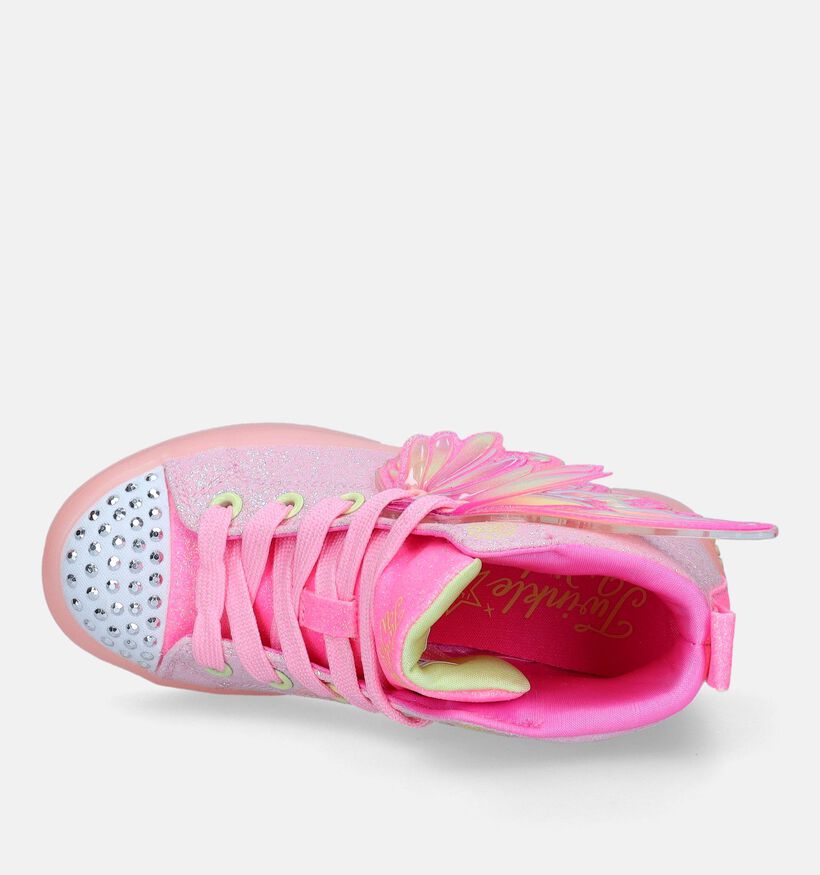 Skechers Twi-Lites 2.0 Twinkle Wishes Music Baskets en Rose pour filles (334318)