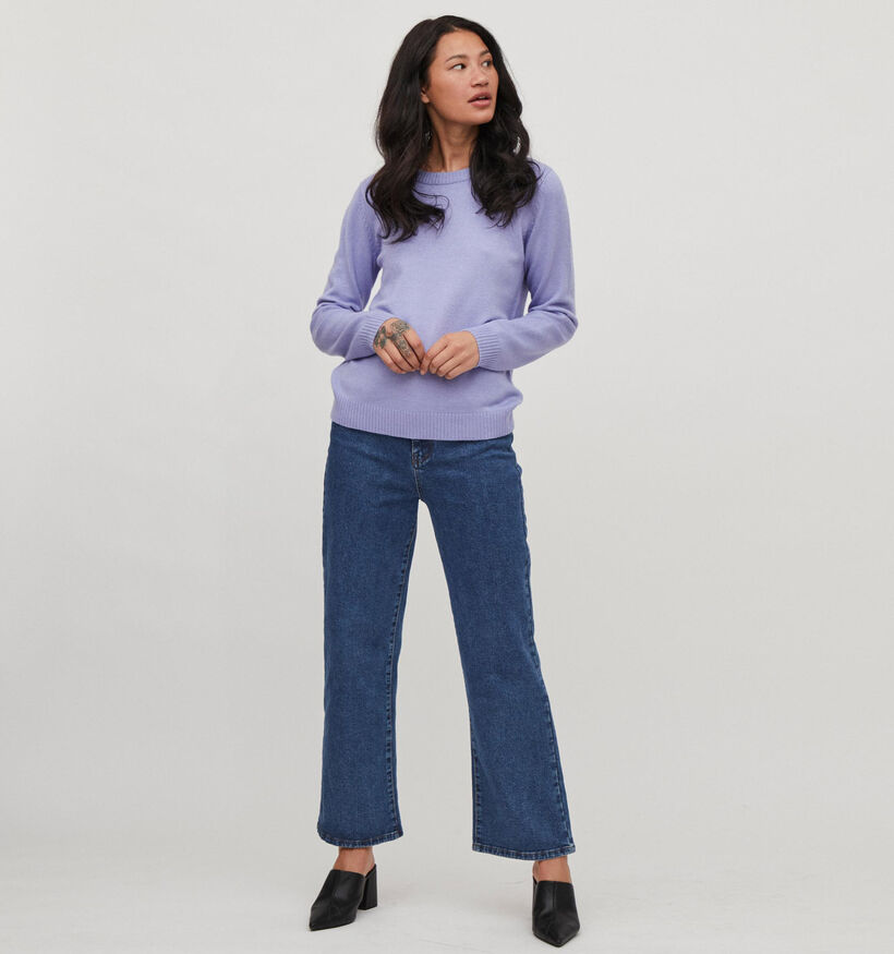 Vila Ril Fuchsia Gebreide trui voor dames (328851)