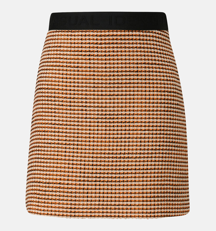 comma casual identity Oranje Mini rok voor dames (337519)