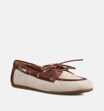 Tamaris Chaussures plates Beige/Cognac