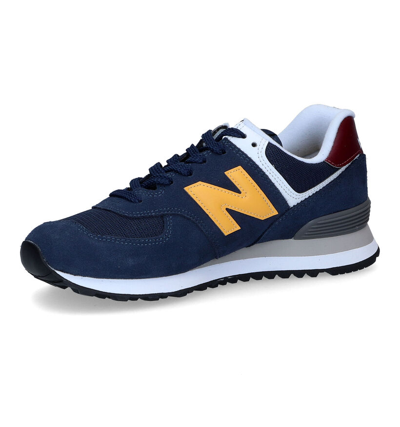 New Balance ML574 Baskets en Gris pour hommes (301745) - pour semelles orthopédiques