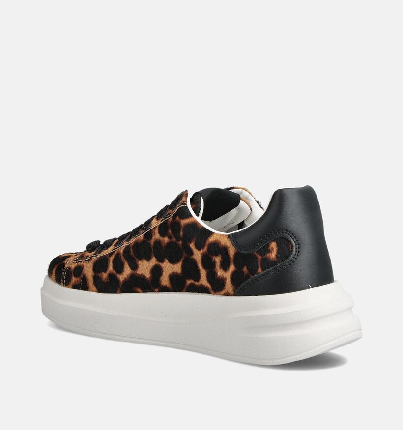 Guess Elbina Bruine/Leopard Sneakers voor dames (359545) - geschikt voor steunzolen
