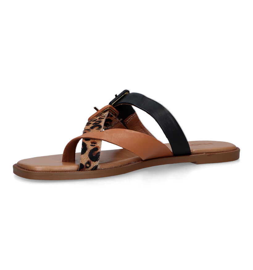 Inuovo Cognac Teenslippers voor dames (325195)