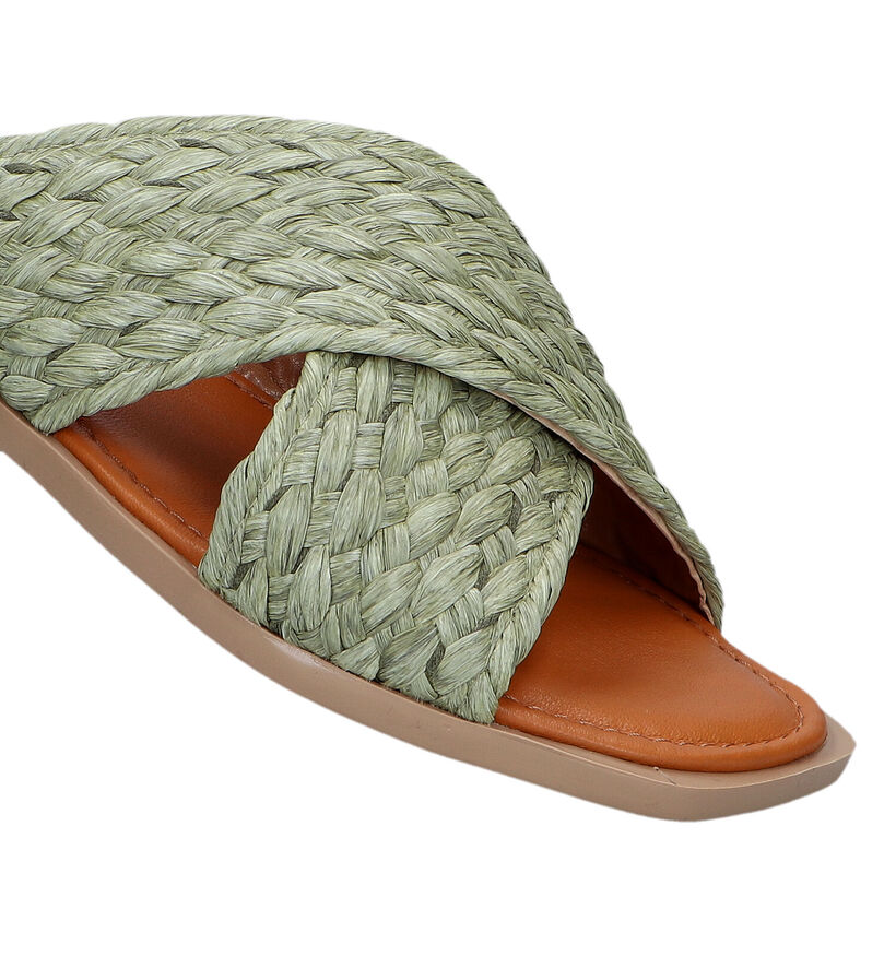 Signatur Groene Slippers voor dames (319752)