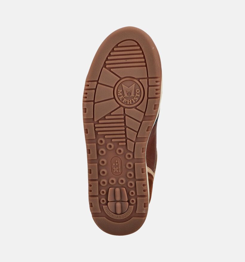 Mephisto Norwin Bruine Veterschoenen voor heren (362831) - geschikt voor steunzolen