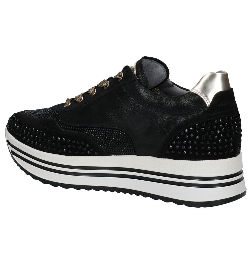 NeroGiardini Chaussures à lacets en Noir en daim (278974)