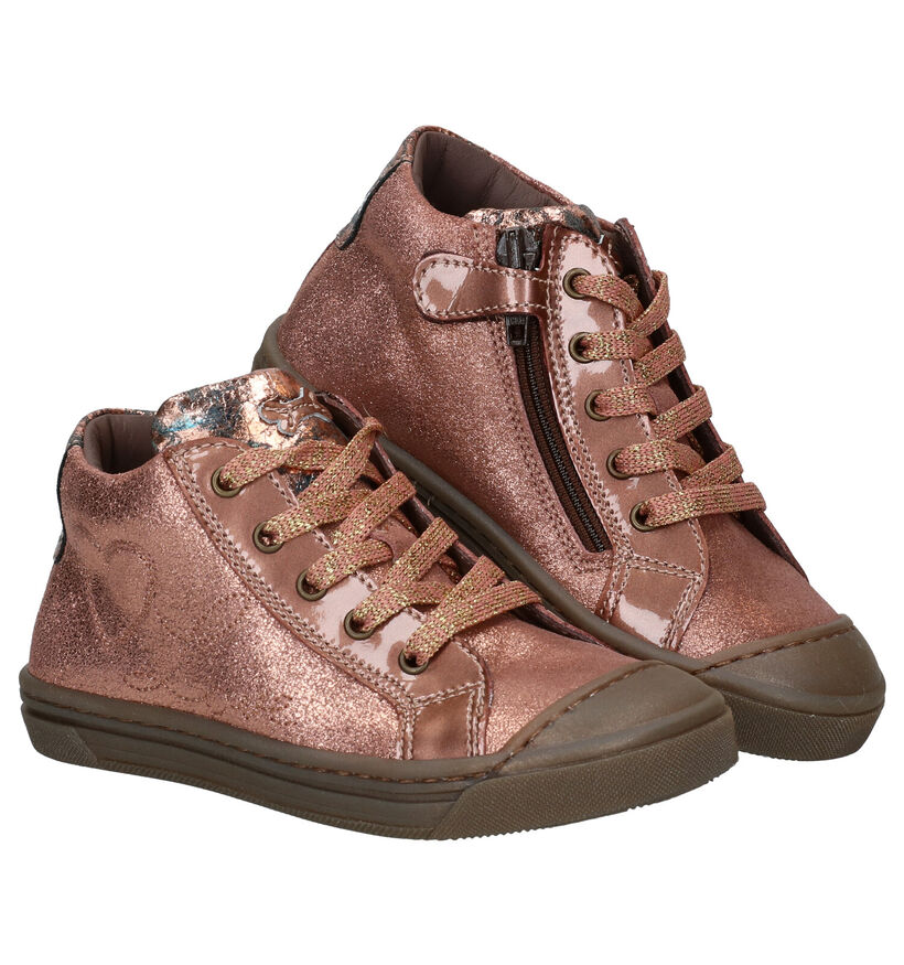 STONES and BONES Mills Bottines en Rose en cuir (279310)