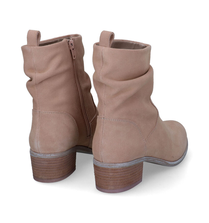 SPM Miriam Bottillons en Beige en nubuck (305361)