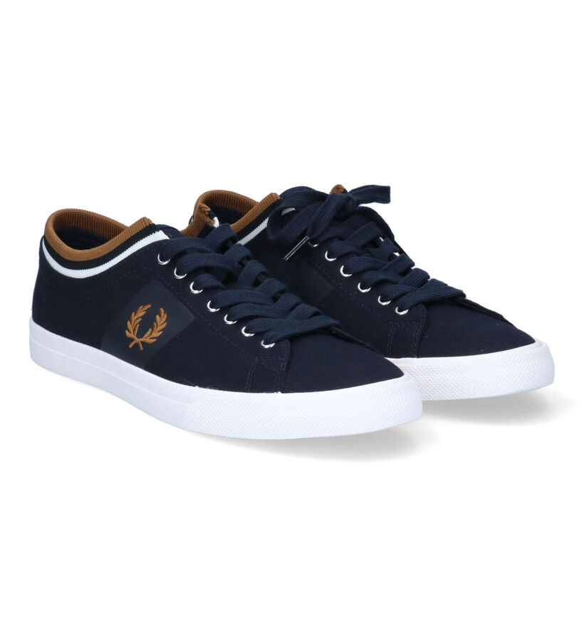 Fred Perry Underspin Chaussures basses en Bleu pour hommes (304476)