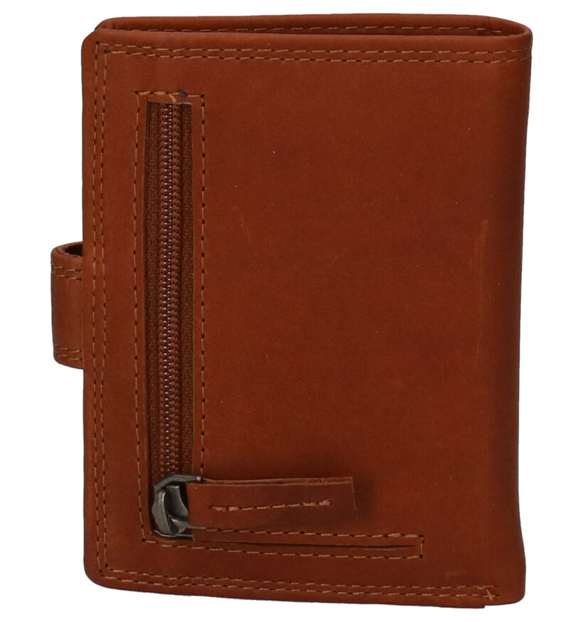 Euro-Leather Porte-cartes en Cognac pour femmes (310422)