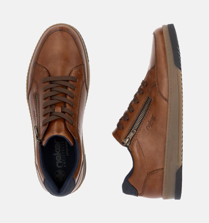 Rieker Bruine Veterschoenen voor heren (344387)