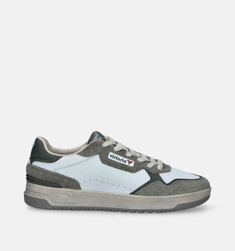 Victoria Witte Veterschoenen voor heren (346501) - geschikt voor steunzolen