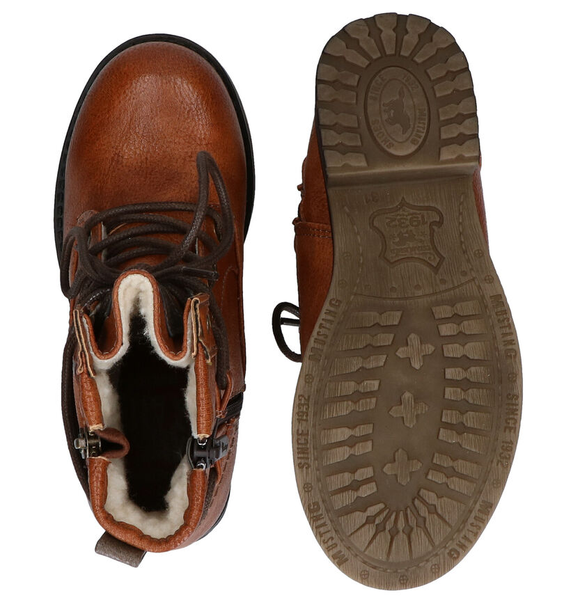 Mustang Cognac Boots voor meisjes (313981)