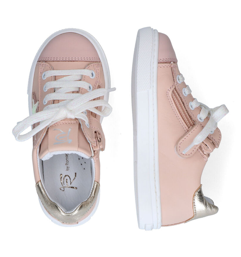 FR by Romagnoli Roze Veterschoenen voor meisjes (307785) - geschikt voor steunzolen