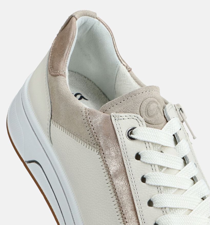 Ara Sapporo Baskets habill&eacute;es en Beige pour femmes (370833) - pour semelles orthop&eacute;diques