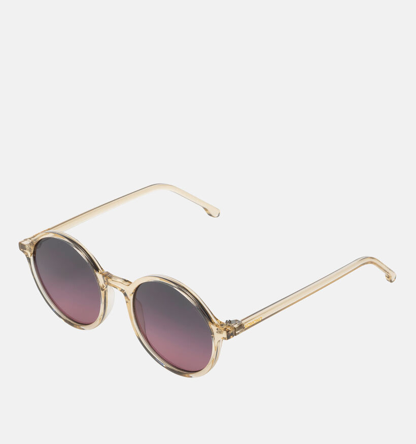 Komono Madison Beige Ronde Zonnebril voor dames (355153)
