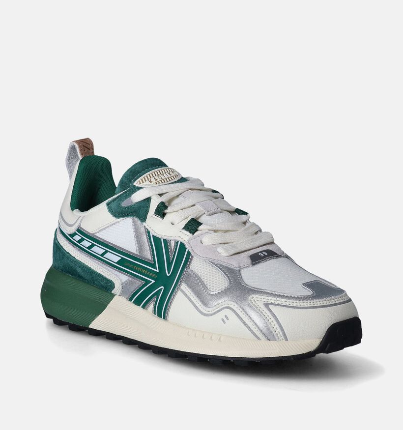 Kaotiko Vancouver Tech Groene Sneakers voor heren (351984) - geschikt voor steunzolen