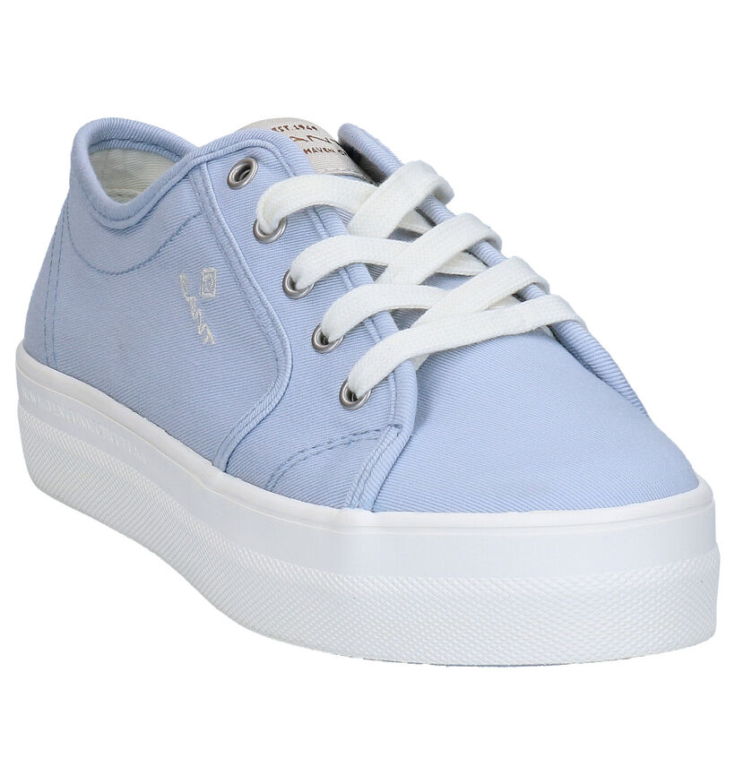 Gant Leisha Baskets en Bleu en textile (271308)