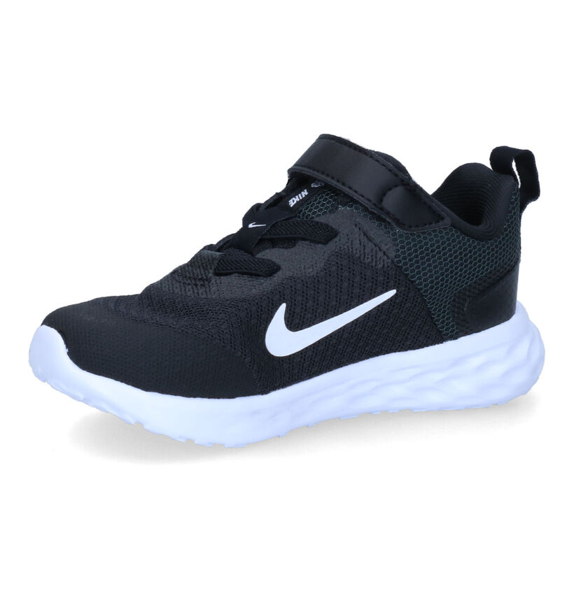 Nike Revolution 6 TD Baskets en Noir pour garçons (302151)