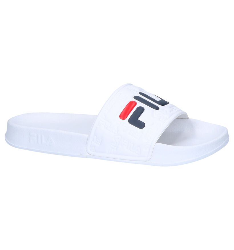 Fila Boardwalk Claquettes de piscine en Blanc, , pdp