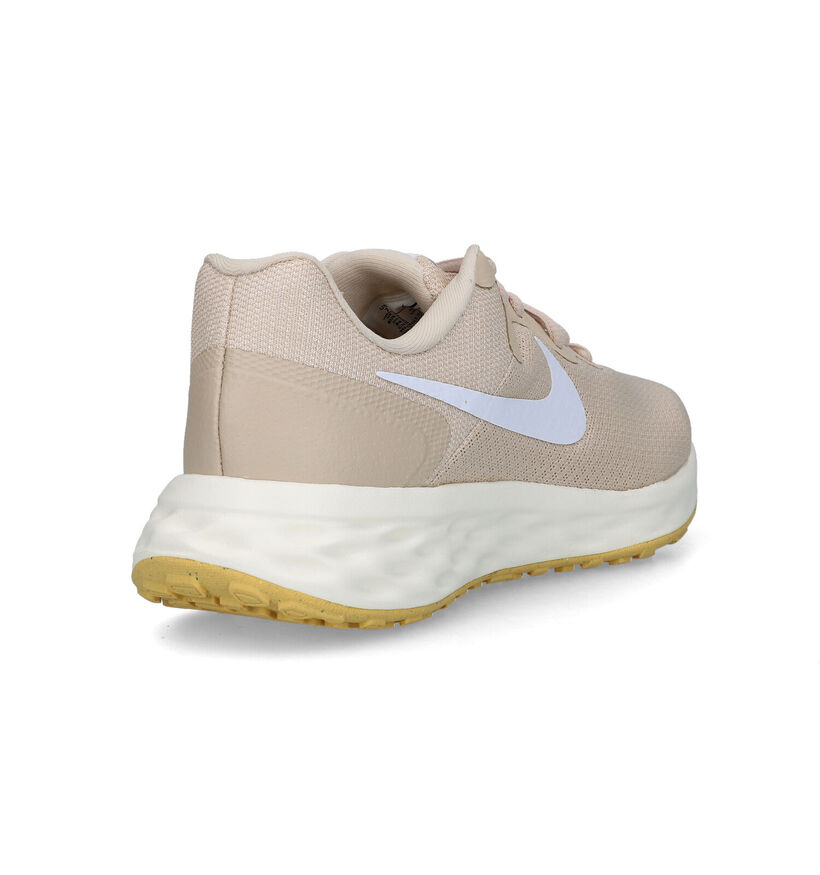 Nike Revolution 6 Witte Sneakers in stof (319203)
