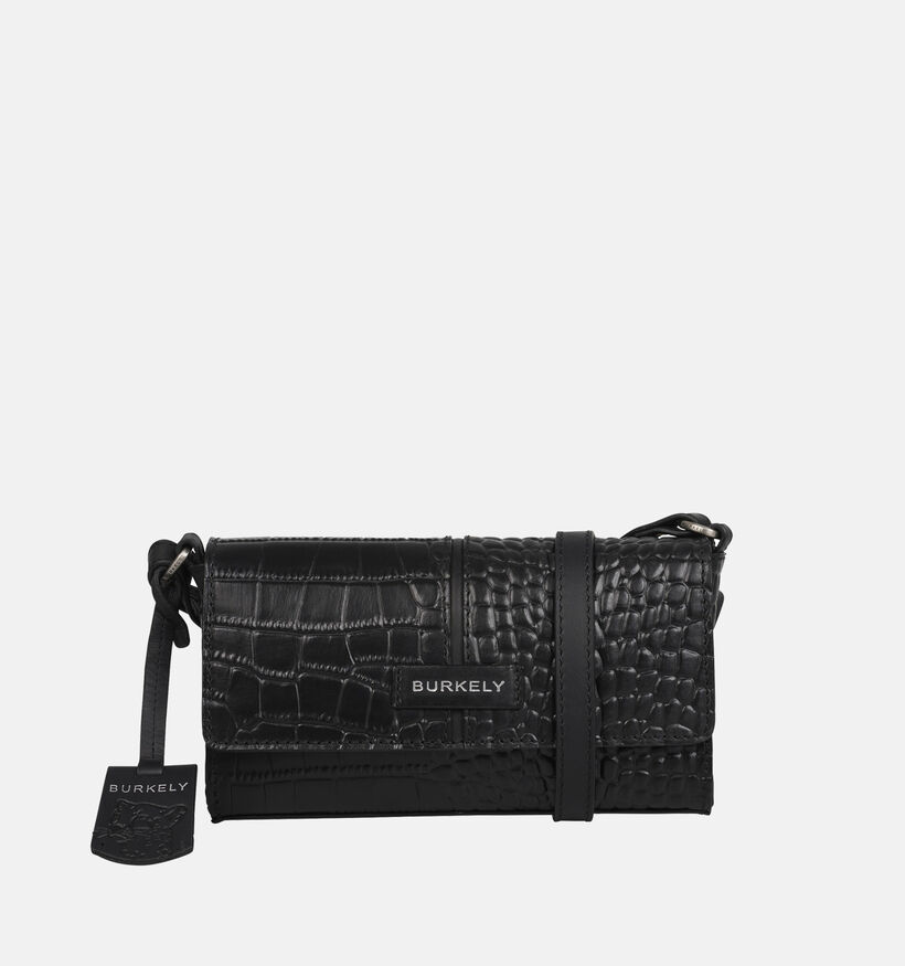 Burkely Colbie Zwarte Croco Handtas voor dames (362989)