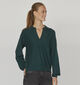 SISTERS POINT Hilva Blouse en Vert pour femmes (349408)