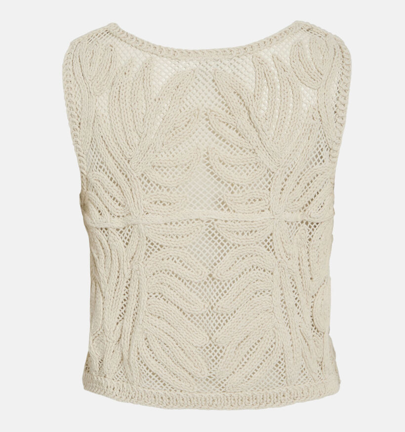 Vila Siamsa D&eacute;bardeur en Beige pour femmes (382255)