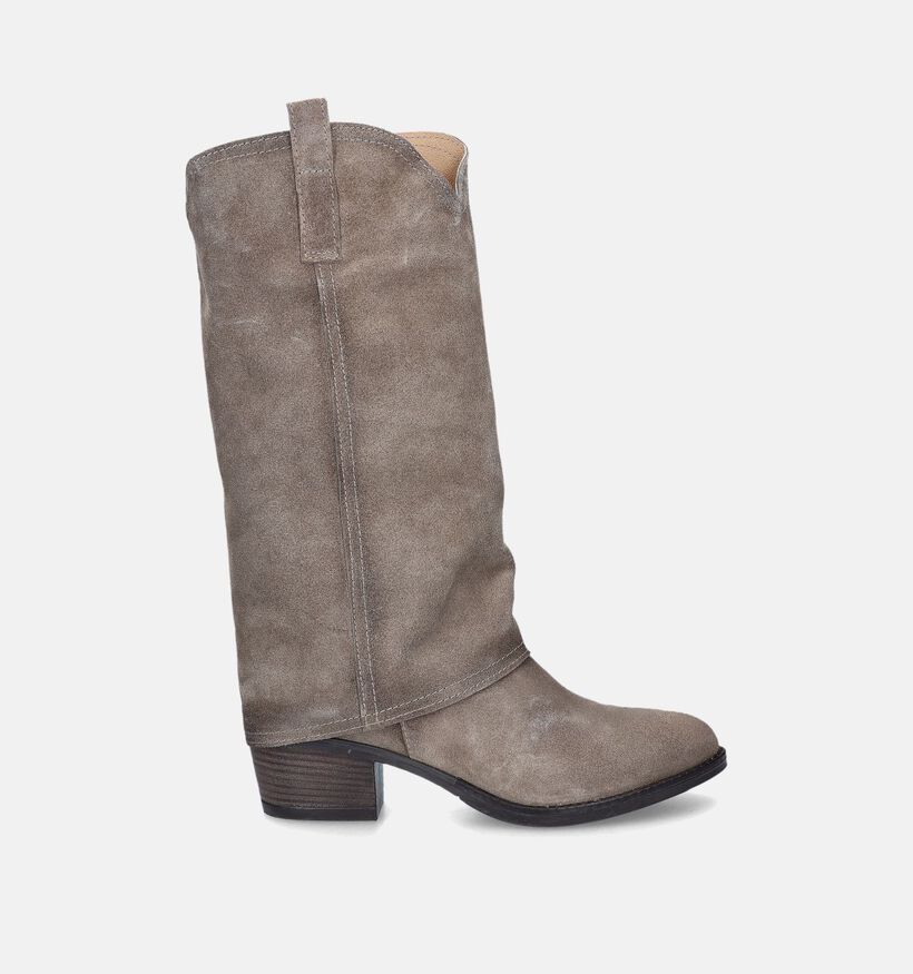 AQA Taupe Boots voor dames (357840) - geschikt voor steunzolen